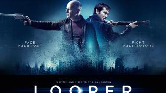 Movies weapons bruce willis joseph gordon-levitt looper wallpaper