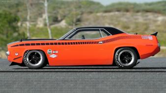 Muscle cars usa plymouth barracuda classic widescreen cuda wallpaper