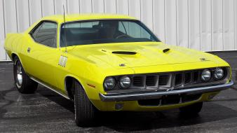 Muscle cars usa plymouth barracuda classic widescreen cuda wallpaper