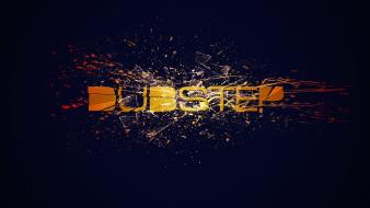 Music glass orange crash dubstep splatter wallpaper