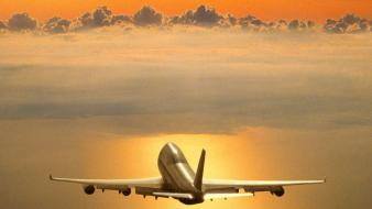 Nature boeing 747 wallpaper