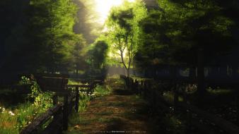 Nature old realistic 3d vue rendering sp34k way wallpaper