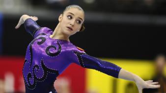 Sports gymnast athletes aliya mustafina wallpaper