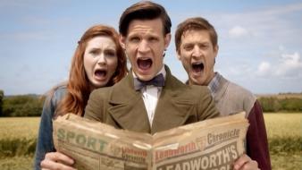 Amy pond eleventh doctor who rory williams wallpaper