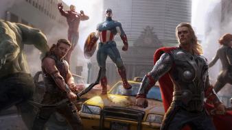 Art the avengers hawkeye (movie) ryan meinerding wallpaper