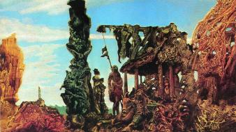 Artwork german traditional art max ernst surreal wallpaper