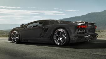 Black cars lamborghini highway roads supercars carbon wallpaper