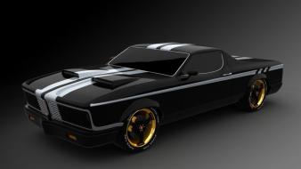 Black pontiac gto tuned wallpaper