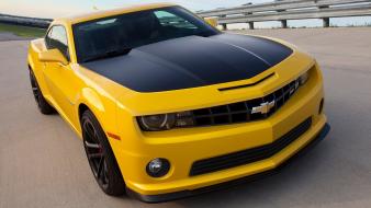 Cars sports yellow race tracks chevrolet camaro 1le wallpaper