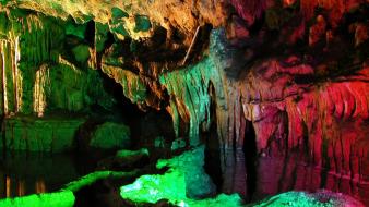 Japan cave colors wallpaper