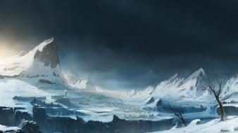 Landscapes fantasy art digital artwork blink