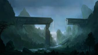Landscapes fantasy art digital artwork blink