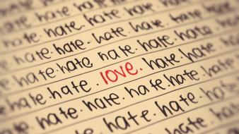 Love paper typography hate writing wallpaper