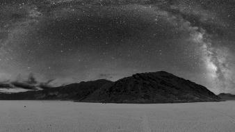 Nature outer space stars monochrome skyscapes night sky wallpaper
