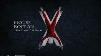 Of thrones logos tv series house bolton wallpaper