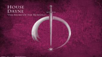 Of thrones logos tv series house dayne wallpaper
