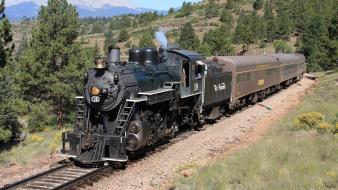 Trains locomotives steam sierra widescreen 2-8-0 wallpaper