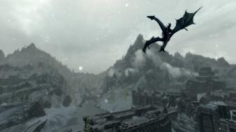 Video games screenshots the elder scrolls v: skyrim wallpaper