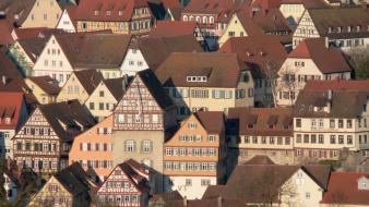 Wall town german wallpaper