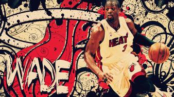 Abstract nba basketball dwyane wade miami heat wallpaper