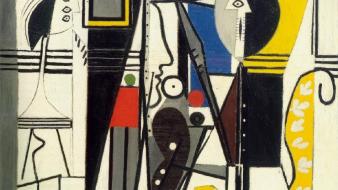 Abstract studio spanish artwork pablo picasso traditional art wallpaper