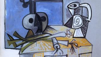 Artwork pablo picasso traditional art still life wallpaper