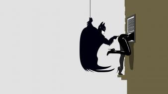 Batman minimalistic funny catwoman wallpaper
