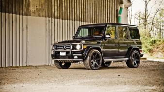 Black cars mercedes-benz mercedes benz gelandewagen g500 wallpaper