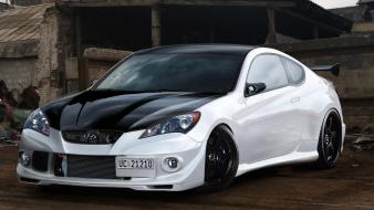 Cars tuning hyundai genesis 3d wallpaper