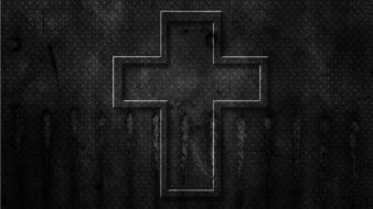Cross dark grunge metal design patterns god rust wallpaper
