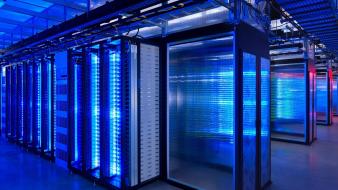 Data center hi-tech wallpaper