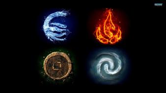Earth avatar: the last airbender air symbols wallpaper
