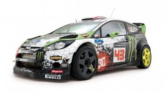 Ken block fiesta gymkhana rally car hoonigan wallpaper