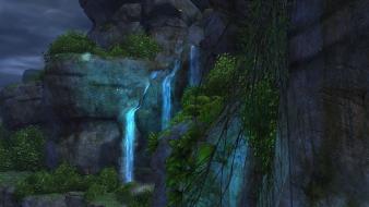 Landscapes guild wars 2 waterfalls wallpaper