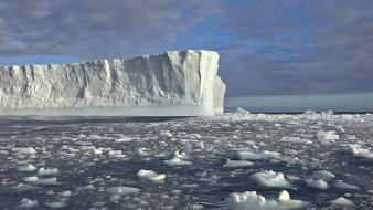 Landscapes nature icebergs wallpaper