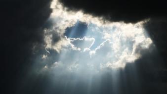 Light clouds wallpaper