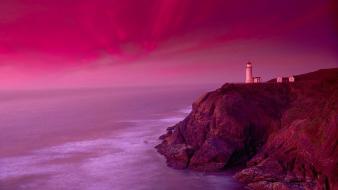 Lighthouses sea wallpaper