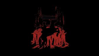 Minimalistic crossing the walking dead wallpaper