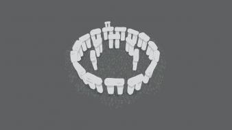 Abstract stonehenge wallpaper