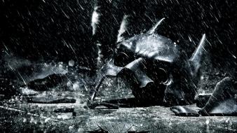 Batman masks the dark knight rises wallpaper