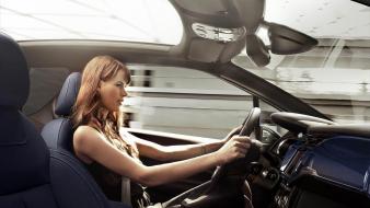 Blondes cars citroen ds3 cabrio wallpaper