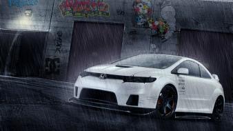 Cars tuning honda civic 3d virtual wallpaper
