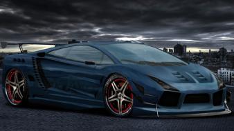 Cars tuning lamborghini gallardo 3d wallpaper