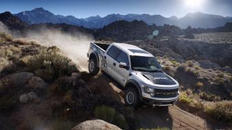 Desert pick-up trucks ford f-150 svt raptor pickup wallpaper