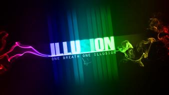 Design colored illusions wallpaper