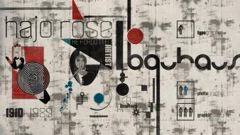 Design typography bauhaus artwork tribute typefaces wallpaper