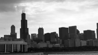 Downtown chicago wallpaper