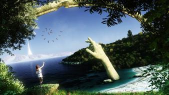 Fantasy nature welcome friendship wallpaper
