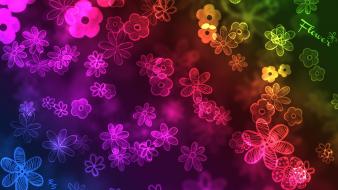 Flowers bokeh colors wallpaper