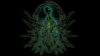 Green video games symbol blazblue hazama wallpaper